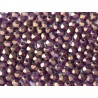 Mezzo Cristallo 4 mm Crystal Gold Touch Magenta - 50 Pz