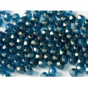 Mezzo Cristallo 4 mm Crystal Gold Touch Cerulean Blue - 50 Pz