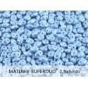 Superduo 2,5x5 mm Pastel Light Sapphire - 10 g
