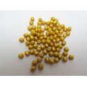 Mezzo Cristallo 4 mm Gold Shine Yellow Sun - 50 Pz