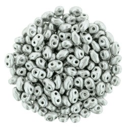 Miniduo 2 x 4 mm Matte Metallic Alluminium - 5 g