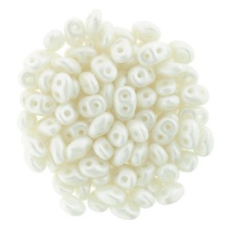 Superduo 2,5x5 mm Pearl Shine White - 10 g