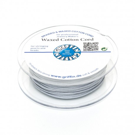 Cordoncino in Cotone Cerato Griffin Grigio Chiaro 1 mm