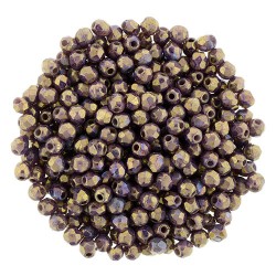 Mezzo Cristallo 2 mm Luster Opaque Bronzed Smoke - 50 Pz