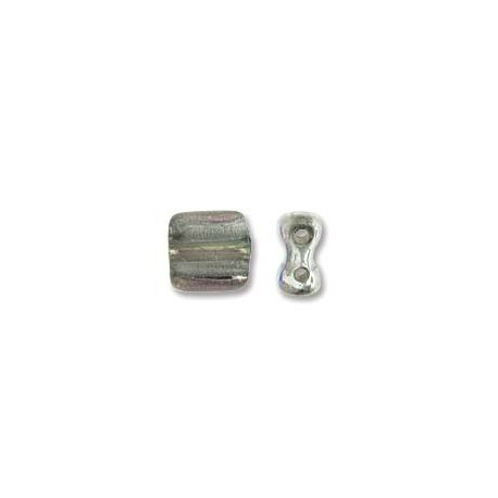 Groovy Tiles 6 mm Crystal Silver Rainbow - 20 Pz
