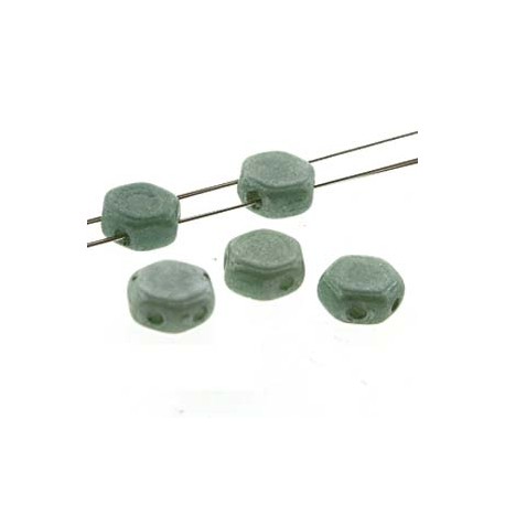 Honeycomb 6 mm Chalk Green Luster - 20 Pz