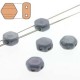 Honeycomb 6 mm Chalk Blue Luster - 20 Pz