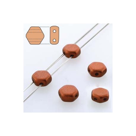 Honeycomb 6 mm Red Copper Mat - 20 Pz