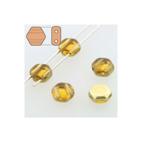 Honeycomb 6 mm Topaz Amber - 20 Pz