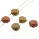 Honeycomb 6 mm Matte Metallic Ancient Gold - 20 Pz