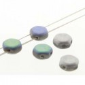 Honeycomb 6 mm Glittery Matte Silver - 20 Pz