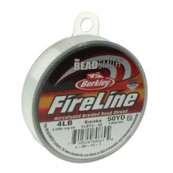 Fireline Thread 0.12 mm (4LB) Smoke - 1 Spool of 50 Yard