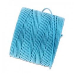 S-Lon Bead Cord 0.5 mm Bermuda Blue - 1 Bobina da 70 m