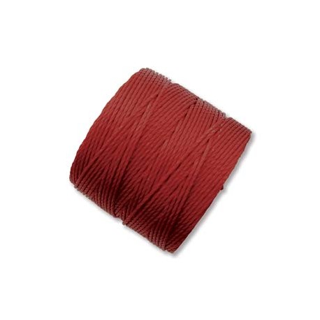 S-Lon Bead Cord 0.5 mm Dark Red - 1 Bobina da 70 m
