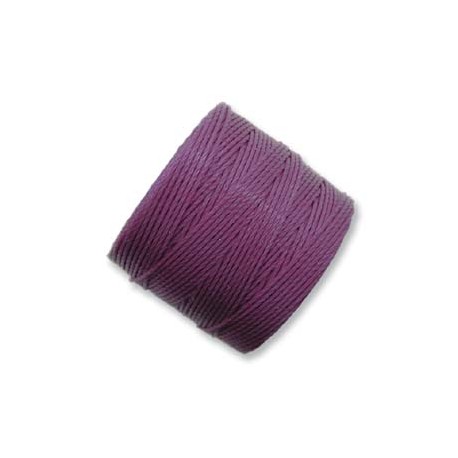 S-Lon Bead Cord 0.5 mm Plum - 1 Bobina da 70 m