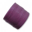 S-Lon Bead Cord 0.5 mm Plum - 1 Bobina da 70 m