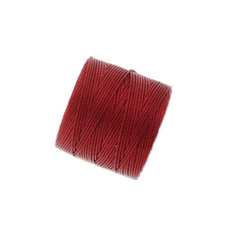 S-Lon Bead Cord 0.5 mm Red-Hot - 1 Bobina da 70 m
