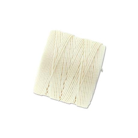S-Lon Bead Cord 0.5 mm Vanilla - 1 Bobina da 70 m