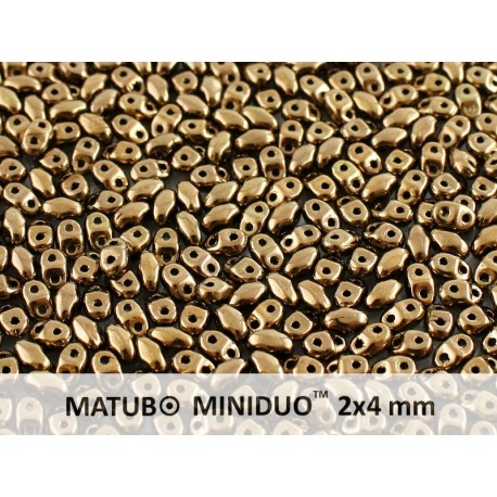 Miniduo 2 x 4 mm Gold Bronze 24 Carats - 5 g Miniduo 2 x 4 mm Gold Bronze 24 Carats - 5 g