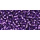 Rocailles Toho 11/0 Silver-Lined Purple - 10 g 