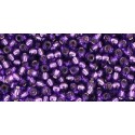 Rocailles Toho 11/0 Silver-Lined Purple - 10 g 