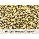 Miniduo 2 x 4 mm Full Dorado - 5 g
