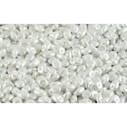 Miniduo 2 x 4 mm Pastel White - 5 g
