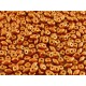 Miniduo 2 x 4 mm Gold Shine Brownish Red - 5 g