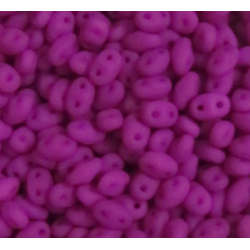 Miniduo 2 x 4 mm Violet Neon Mat - 5 g