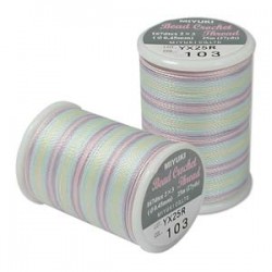 Filo Miyuki Bead Crochet 0,45 mm Spring Flowers - 1 Bobina da 25 m