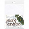 Beadsmith Beading Foundation 14 x 10 cm Bianco - 4 pz