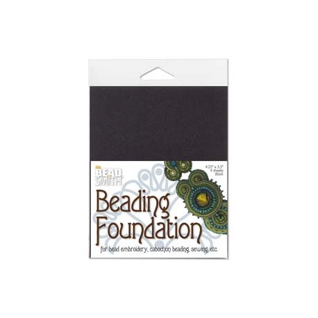 Beadsmith Beading Foundation 14 x 10 cm Nero - 4 pz