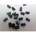 Roofy Beads 5 x 8 mm Jet AB - 20 pz