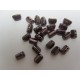Roofy Beads 5 x 8 mm Jet Lila Vega Luster - 20 pz