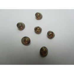 UFO Beads 7 x 11 mm Crystal Lila Gold Luster - 10 pz