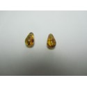Gocce/Pere Lisce 13x8 mm Crystal Travertin 10 pz