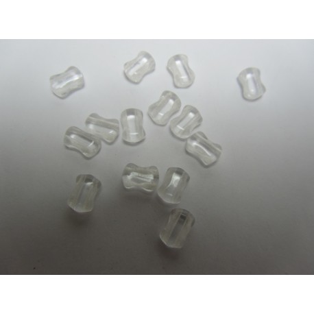CoCo Beads H 2H 8 x 6 mm Crystal - 20 pz