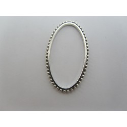 Oval Link 42 x 23 mm Antique Silver Color - 1 pc