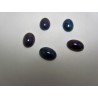Cabochon Ovale in Vetro 14x10 mm Blue Iris - 2 pz