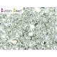Perline Button Bead 4 mm Crystal Labrador Full - 20 Pz