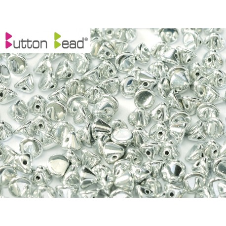 Perline Button Bead 4 mm Crystal Labrador - 20 Pz
