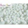 Perline Button Bead 4 mm Chalk White - 20 Pz