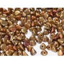 Perline Button Bead 4 mm Metallic Mix - 20 Pz