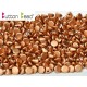Perline Button Bead 4 mm Vintage Copper - 20 Pz