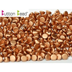 Button Bead 4 mm Vintage Copper - 20 pcs