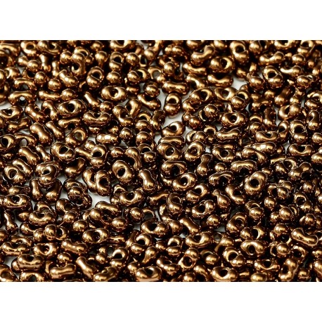 Farfalle 2x4 mm Jet Bronze - 10 g
