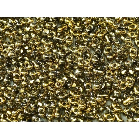 Farfalle 2x4 mm Crystal Amber - 10 g