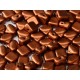 Perline Silky 6x6 mm Copper - 30 pz