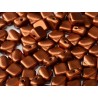 Perline Silky 6x6 mm Copper - 30 pz