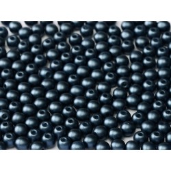 Perle Tonde in Vetro di Boemia 4 mm Pastel Montana Blue - 50 Pz